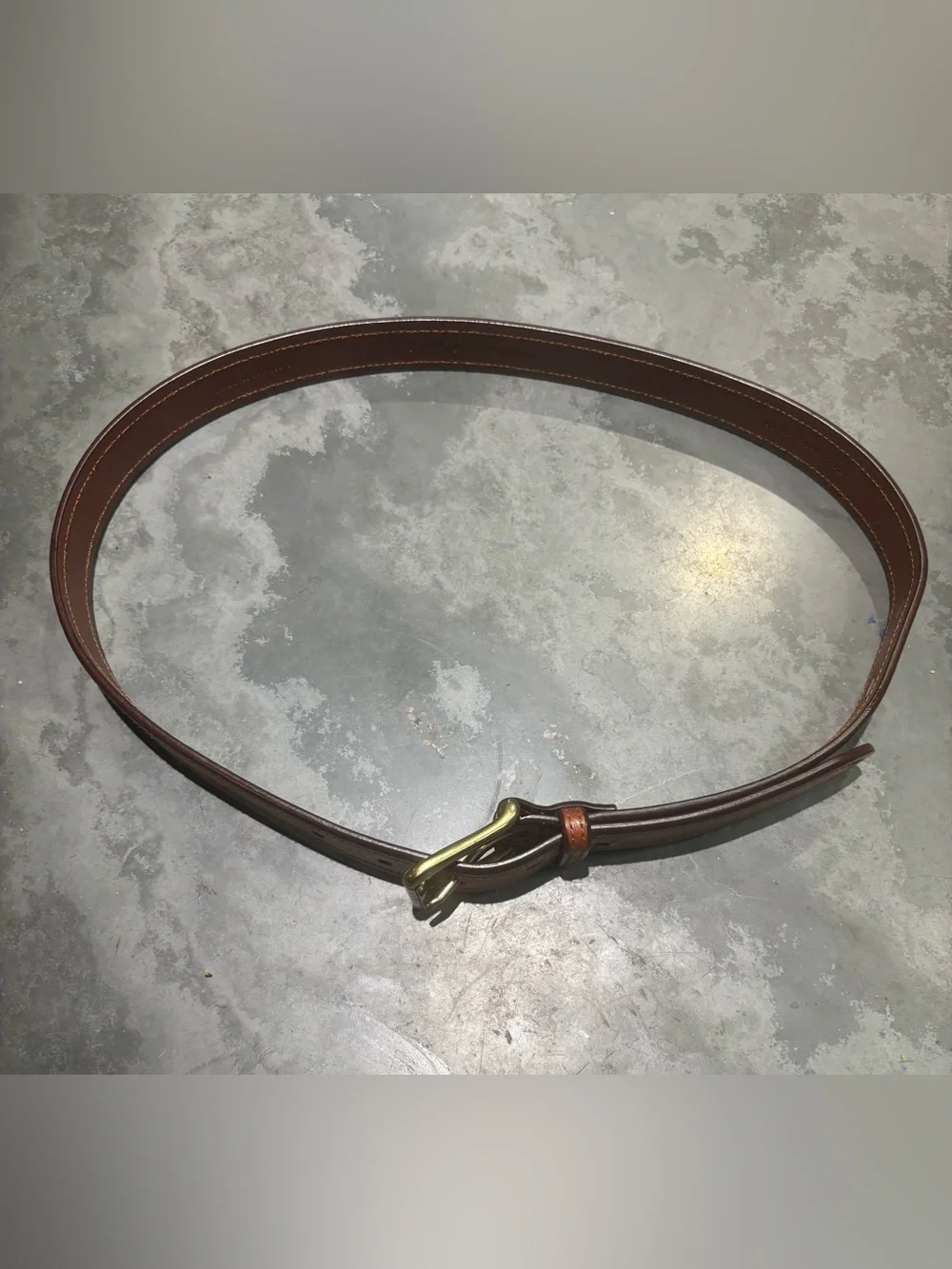Vintage Polo Ralph Lauren Brown Leather Belt